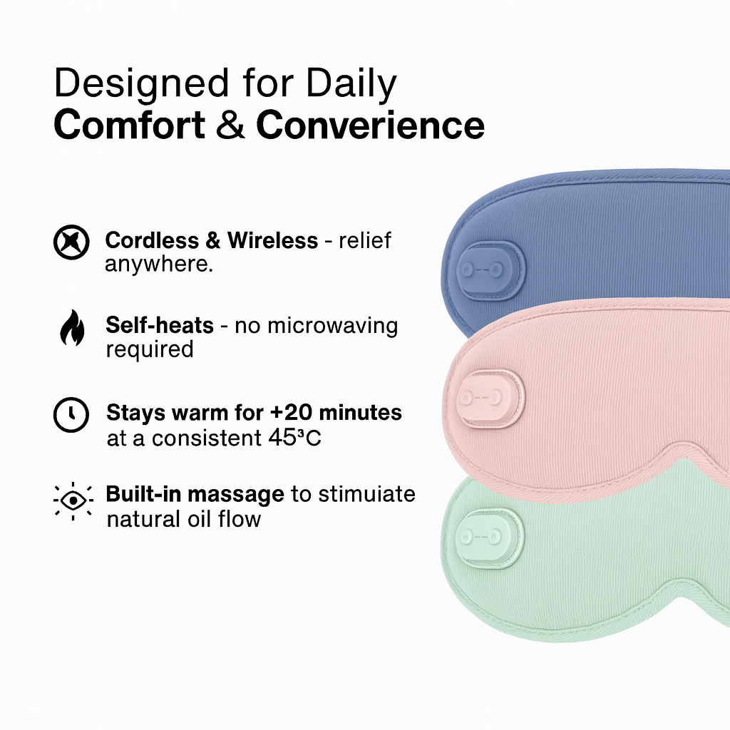 Thevitix™ Eye Mask with Heat & Massage